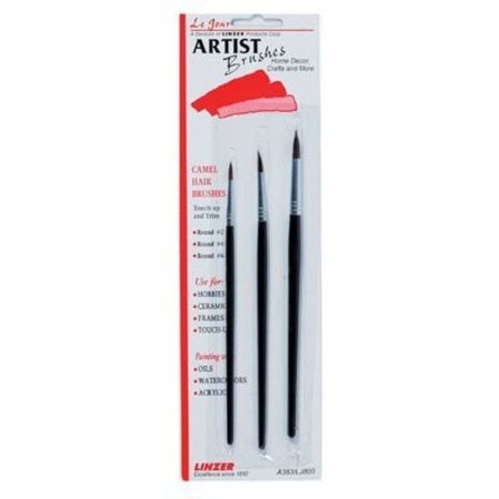 LINZER 3PCRND Artist Brush Set A383